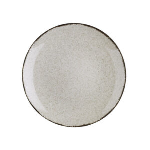 Prato sobremesa LINHA PEARL PORCELANA BEGE